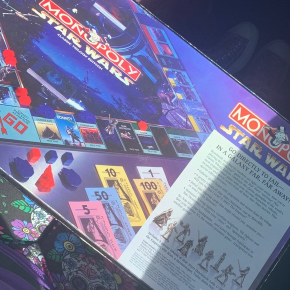 Monopoly Star Wars Classic Trilogy Edition Parker Bros. NEW Open Box - Picture 12 of 12